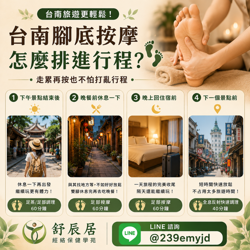 台南腳底按摩推薦 腳底按摩行程