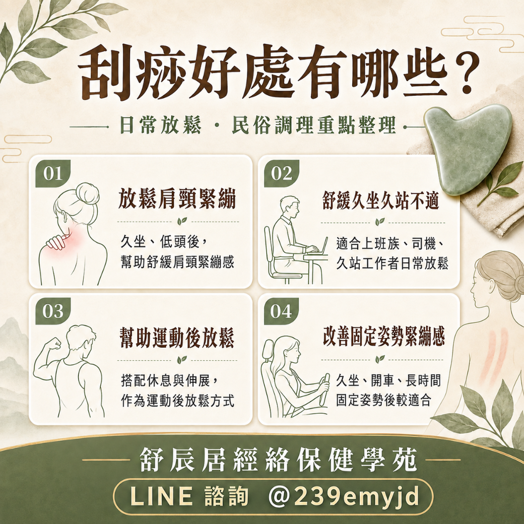 台南刮痧好處 刮痧好處